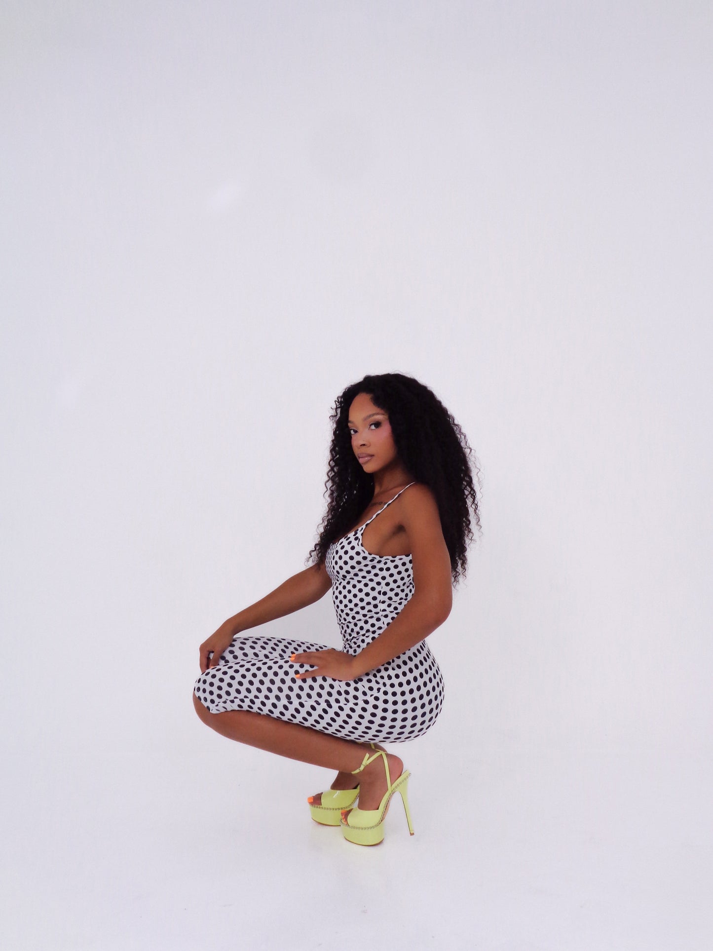 Polka Dot Capri Set